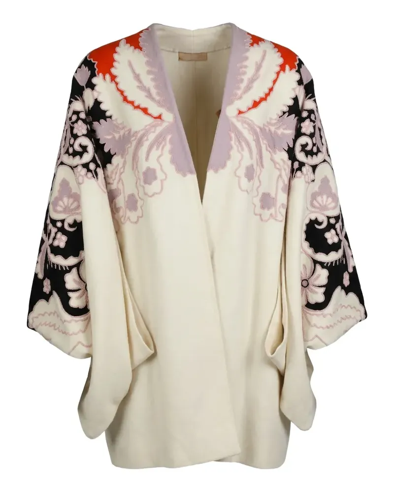 Valentino Garavani Cape mit Print - Nude Nude