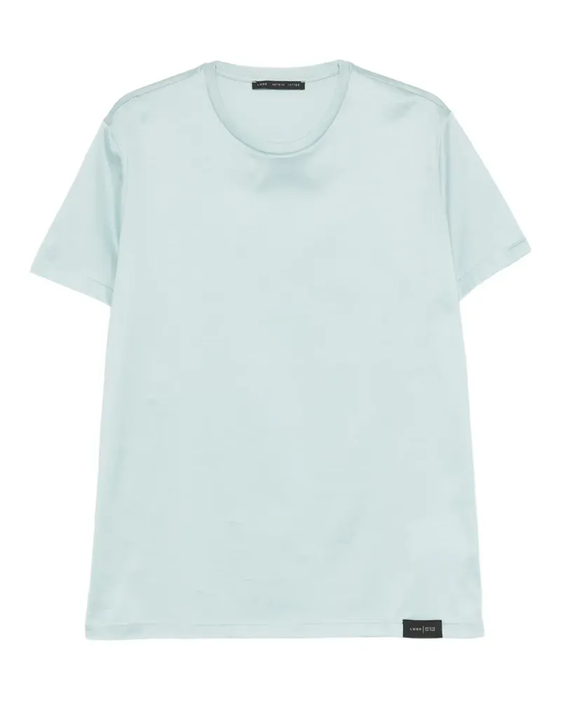 Low Brand T-Shirt mit Rundhalsausschnitt - Blau Blau