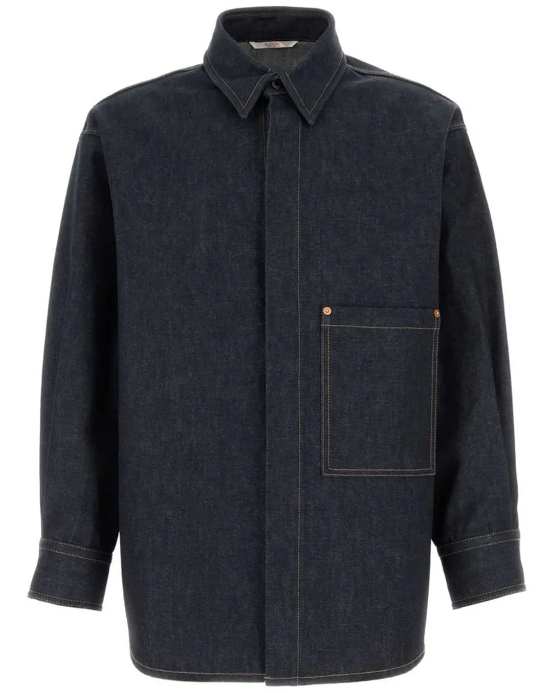 Valentino Garavani Klassisches Jeanshemd - Blau Blau