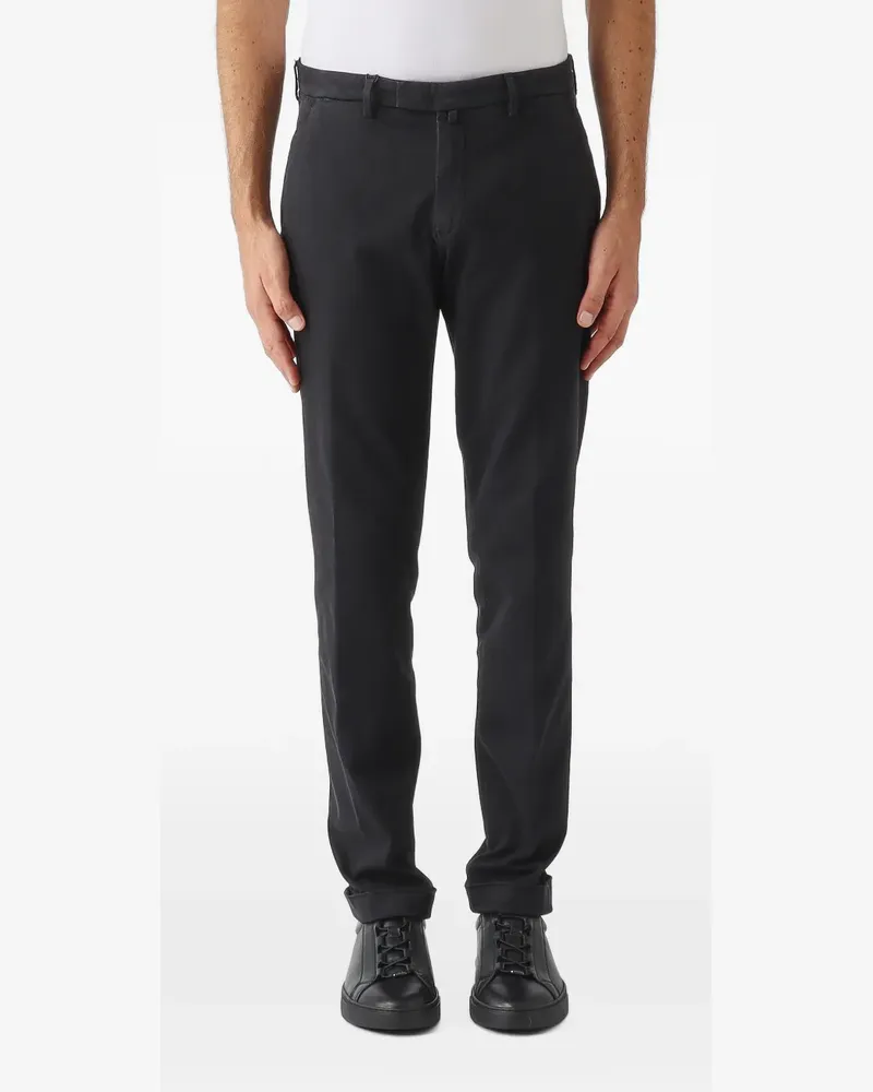 Briglia 1949 belt-loop tailored trousers - Schwarz Schwarz