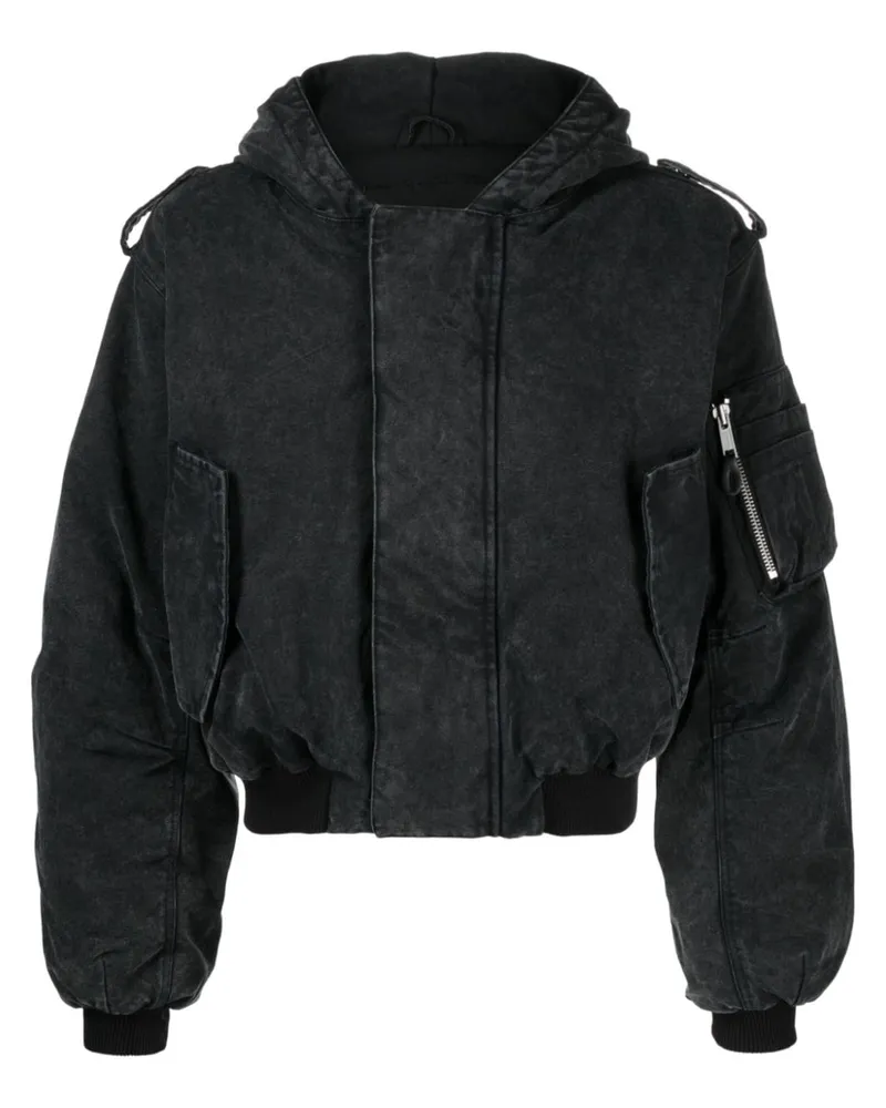 Entire Studios W2 Bomberjacke aus Canvas Grau