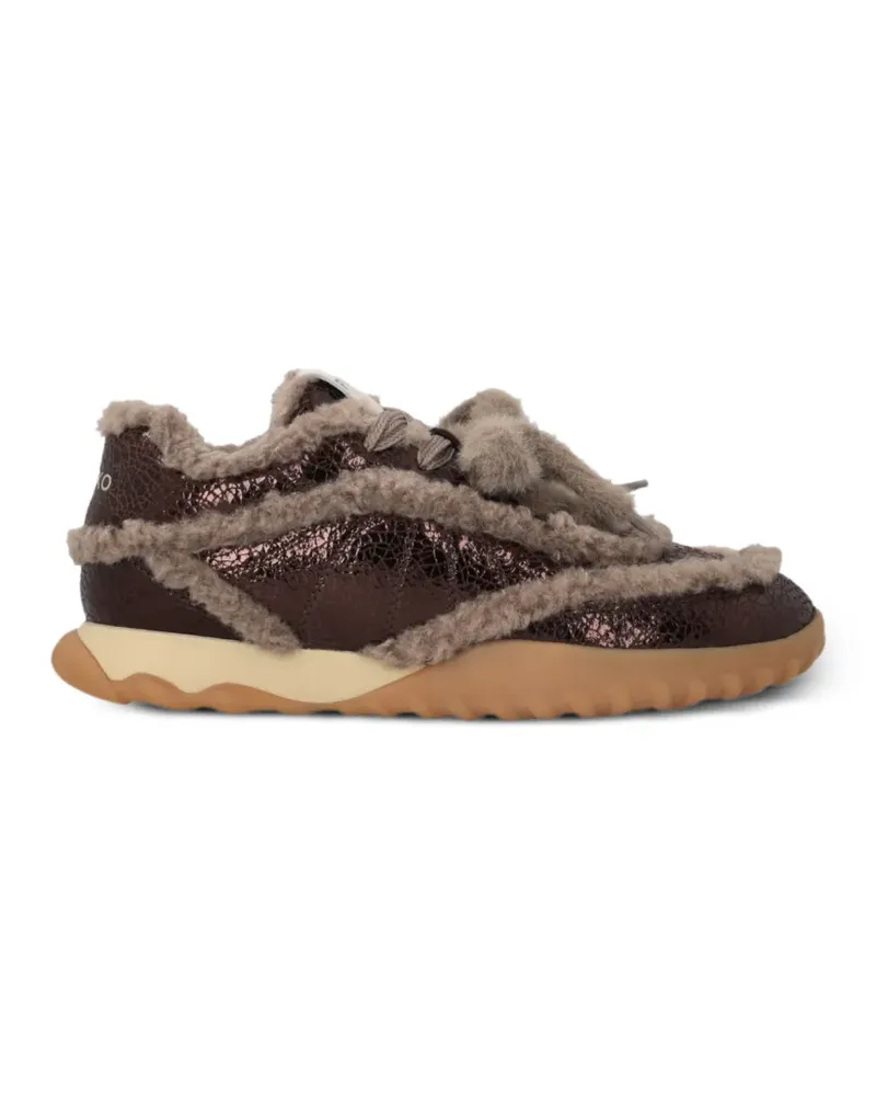 Pinko Sneakers mit Riss-Effekt - Braun Braun