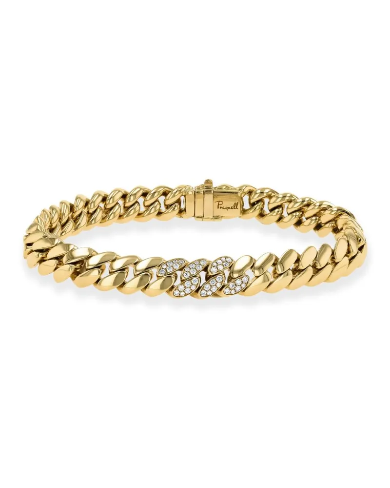 Pragnell 18kt Fusion Gelbgoldarmband mit Diamanten Gold
