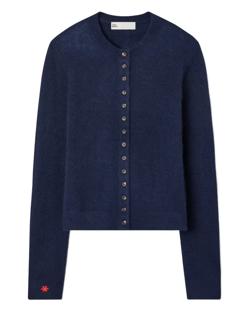 Tory Burch buttoned cardigan - Blau Blau