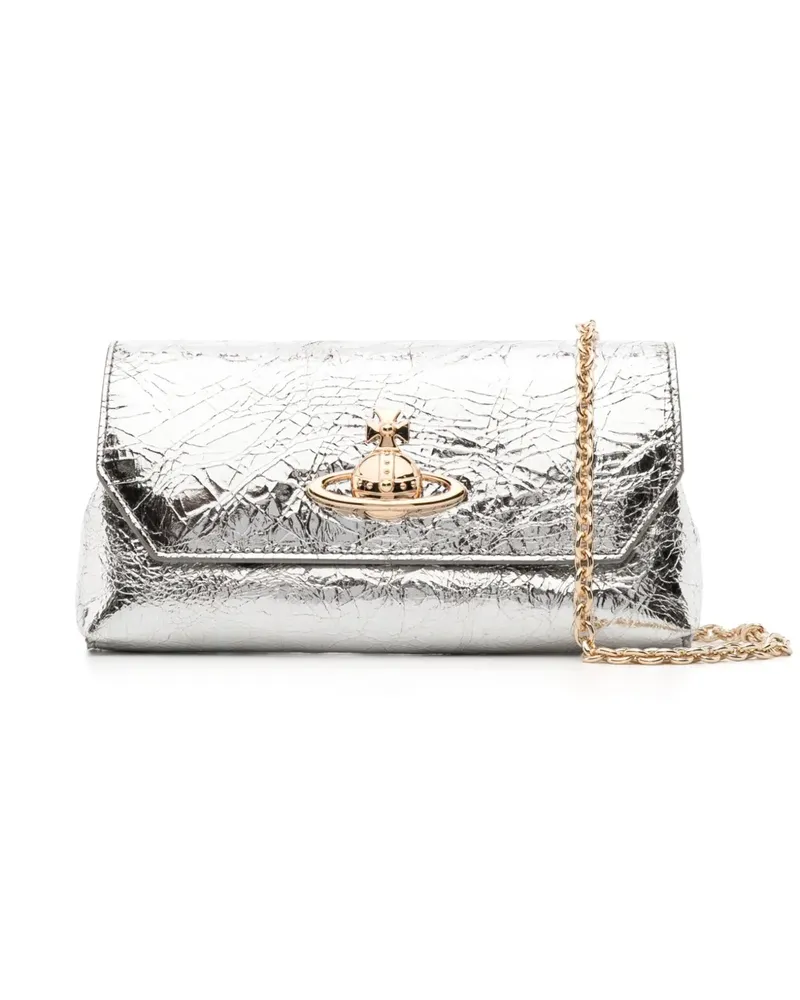 Vivienne Westwood Mini-Tasche mit Kette - Silber Silber