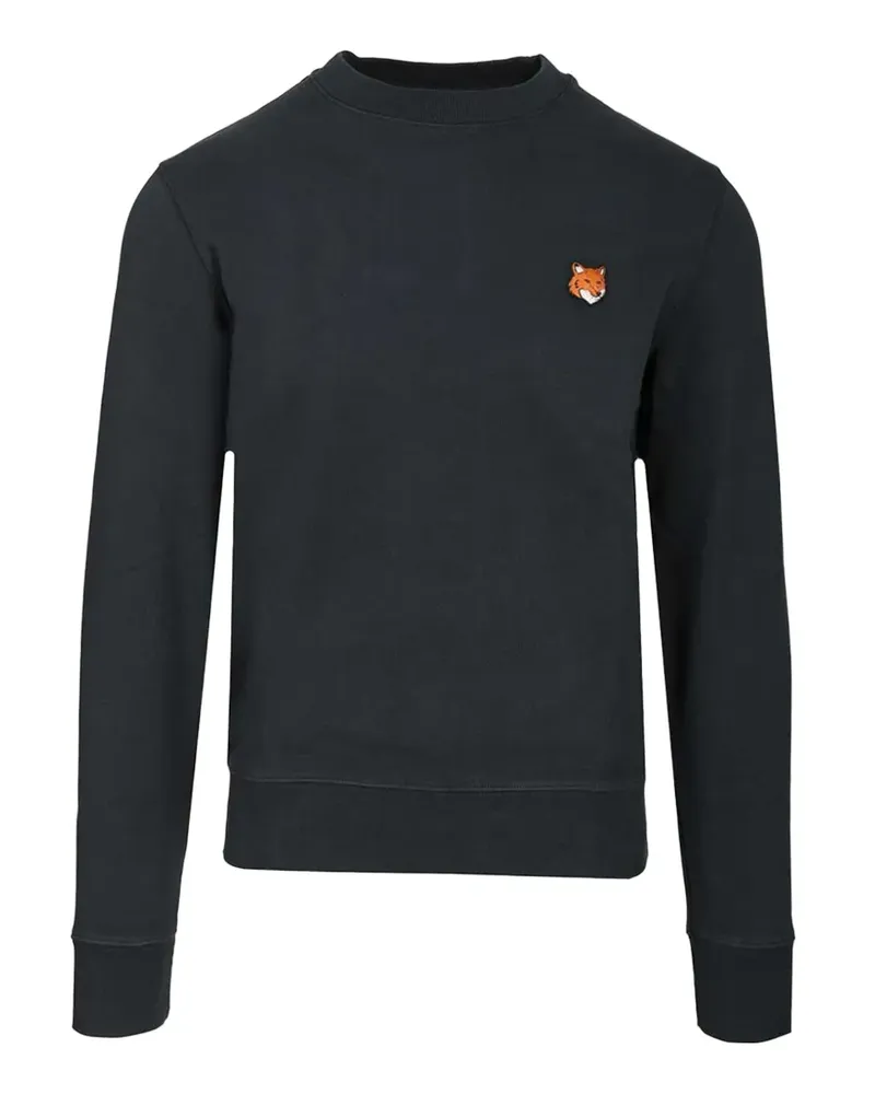 Kitsuné logo-patch sweatshirt - Blau Blau