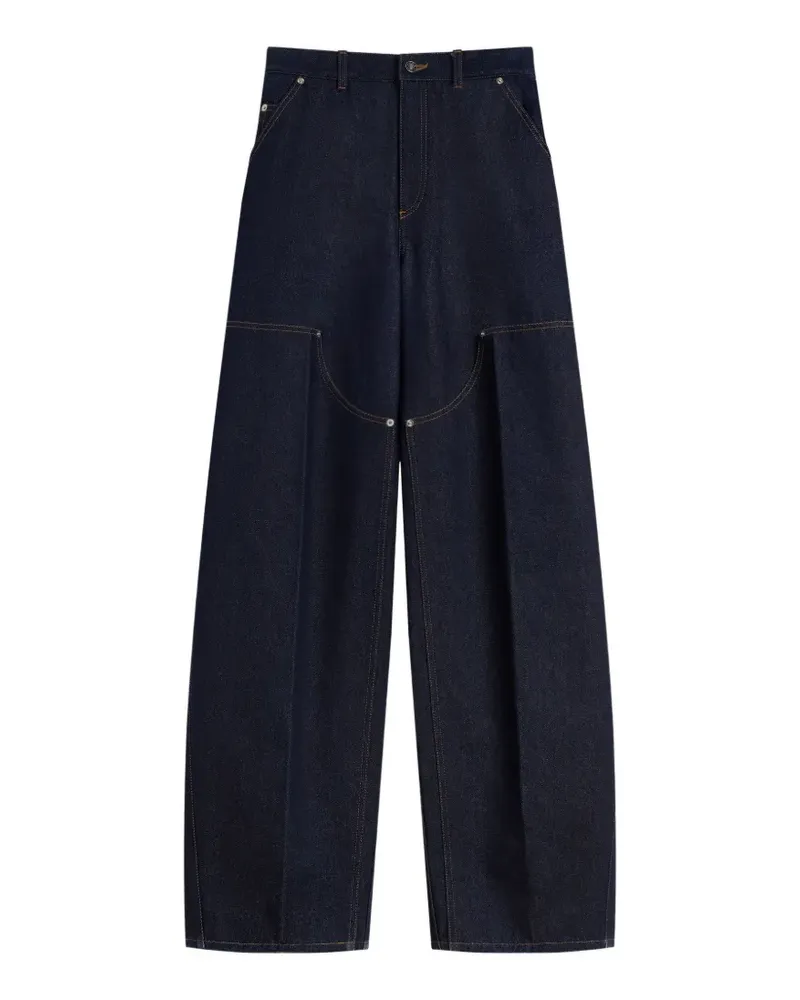 Givenchy Jeans mit Faltendetail - Blau Blau