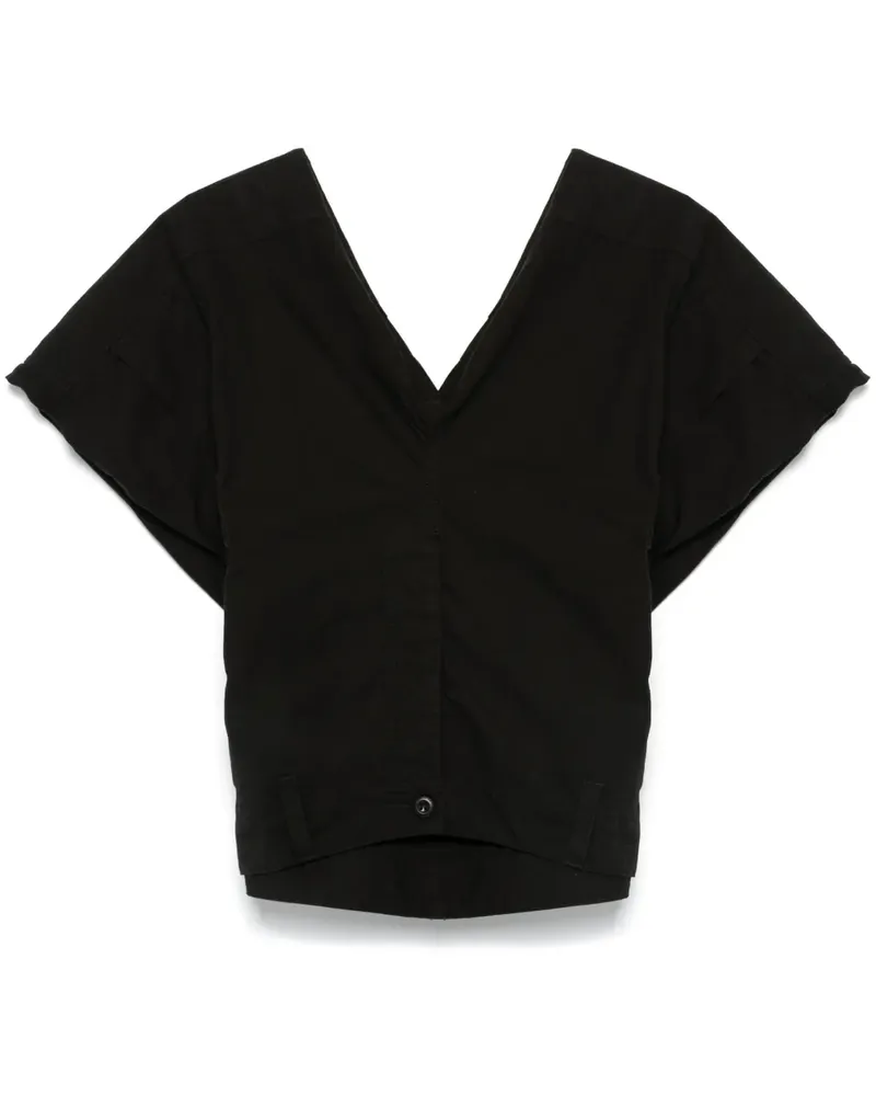 Balenciaga Oberteil im Deconstructed-Look - Schwarz Schwarz
