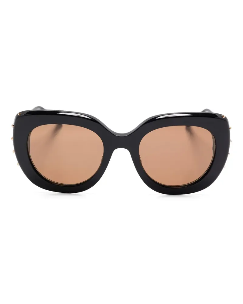 MATSUDA Sonnenbrille mit Oversized-Gestell - Schwarz Schwarz