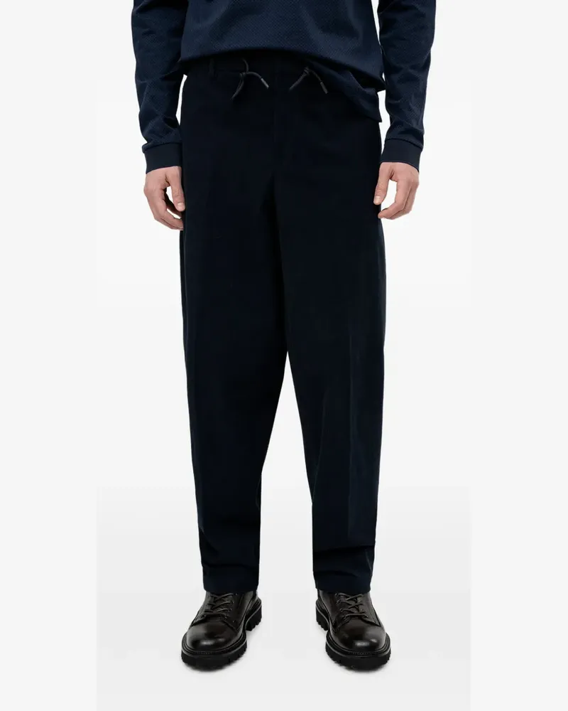 HUGO BOSS Cordhose mit Kordelzug - Blau Blau