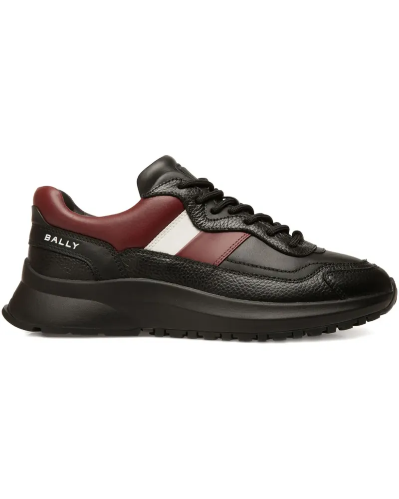 Bally Outline Sneakers mit Schleifendetail - Schwarz Schwarz