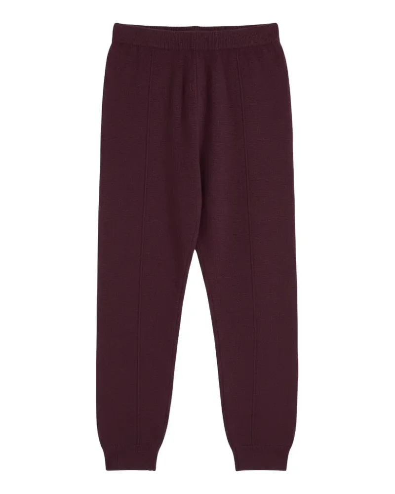 Chinti & Parker seam-detail cuffed track pants - Violett Violett