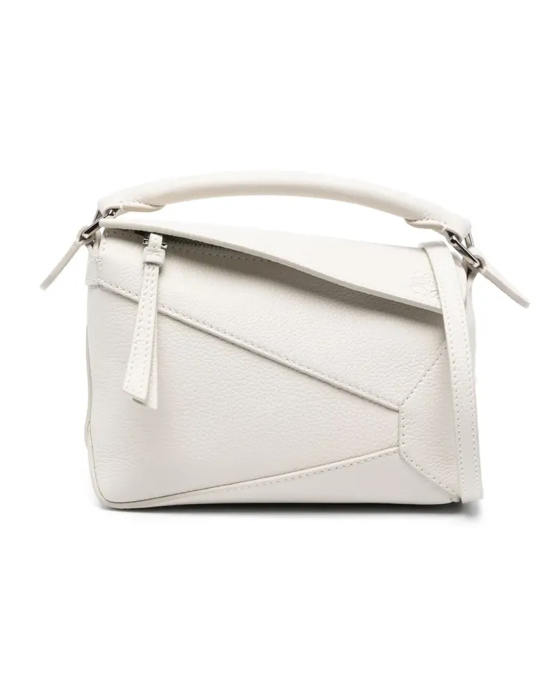 Loewe Mini Puzzle Tasche - Weiß Weiß