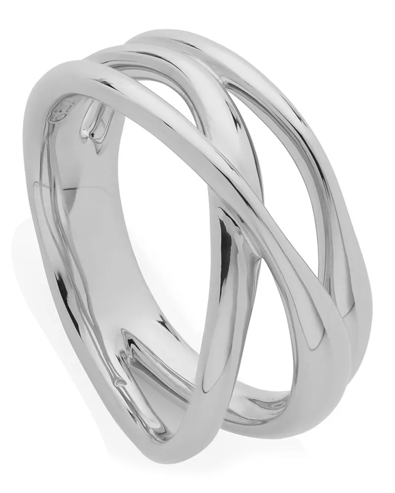 Monica Vinader Nura Ring Silber