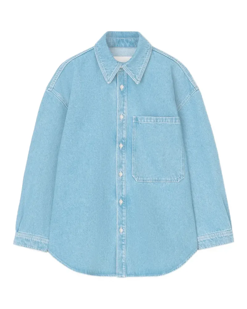 Nanushka pocket denim shirt - Blau Blau