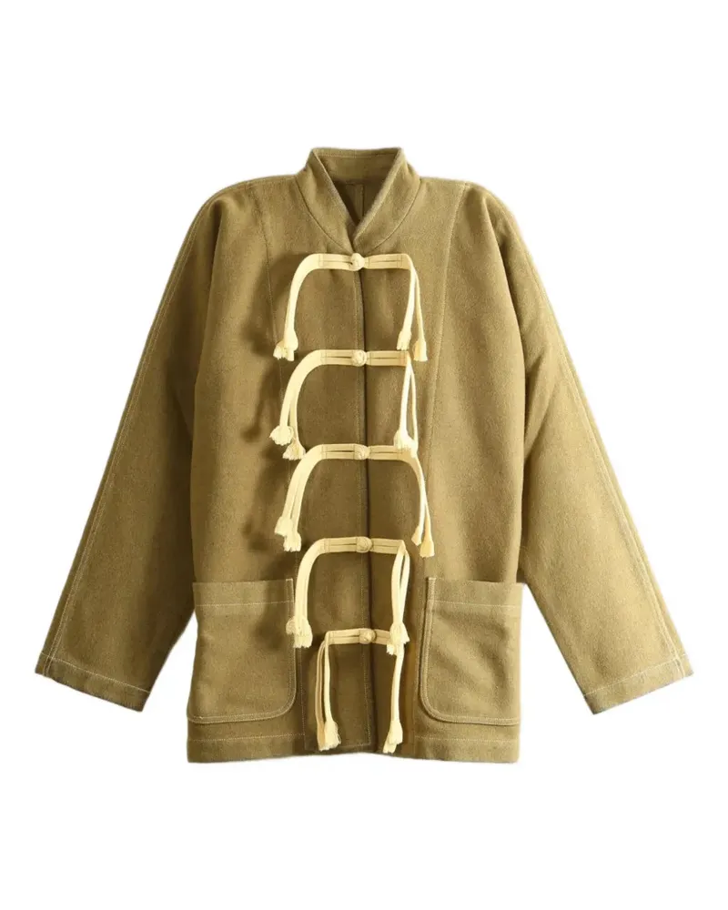 Uma Wang Kippy Jacke mit aufgesetzter Tasche - Nude Nude