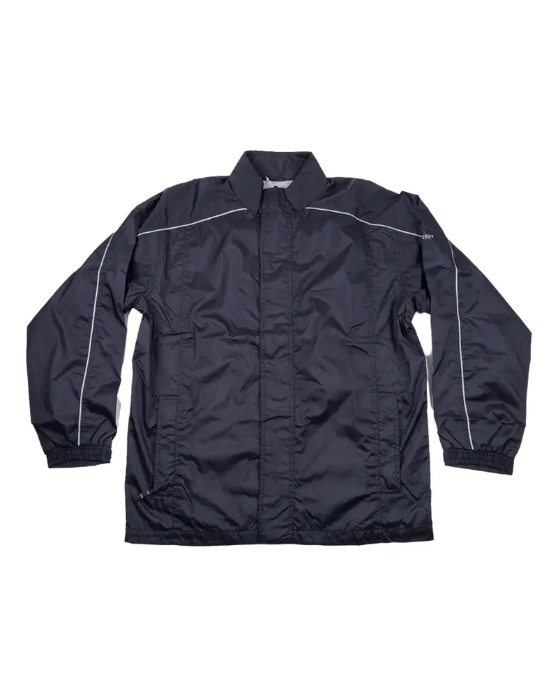 Stüssy sleeve logo windbreaker shirt jacket - Schwarz Schwarz