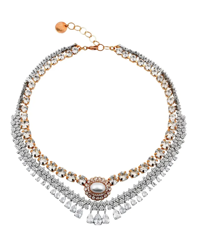 Anton Heunis crystal-embellished necklace - Gold Gold