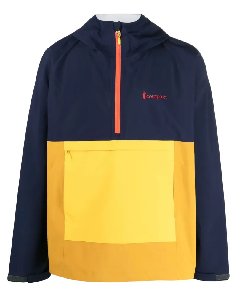 Cotopaxi Windbreaker in Colour-Block-Optik - Blau Blau