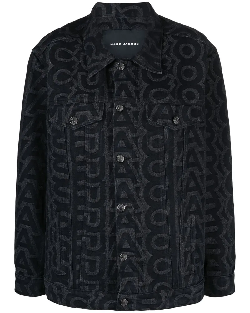 Marc Jacobs The Monogram Jeansjacke Schwarz