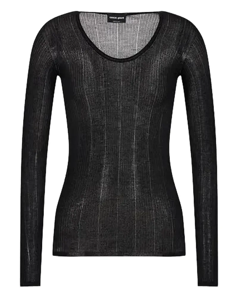 Giorgio Armani Pullover aus Kaschmir - Schwarz Schwarz