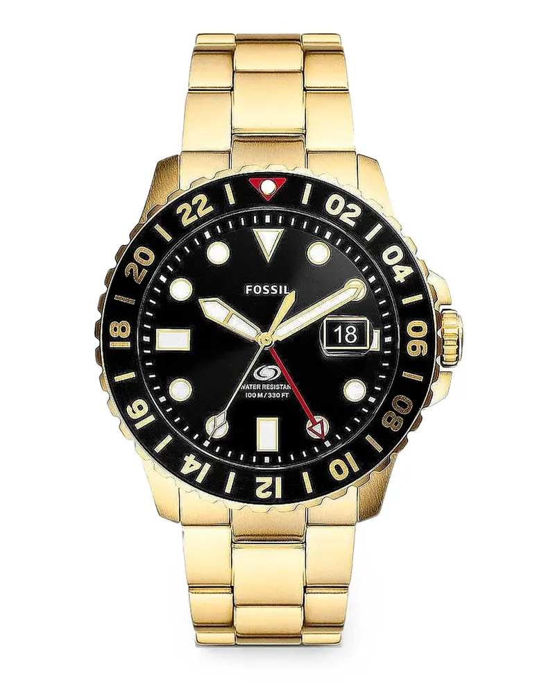 Fossil Blue GTM 46mm watch - Schwarz Schwarz