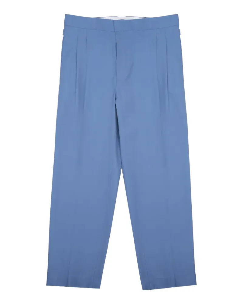 Be Able Mat pleated straight-leg trousers - Blau Blau