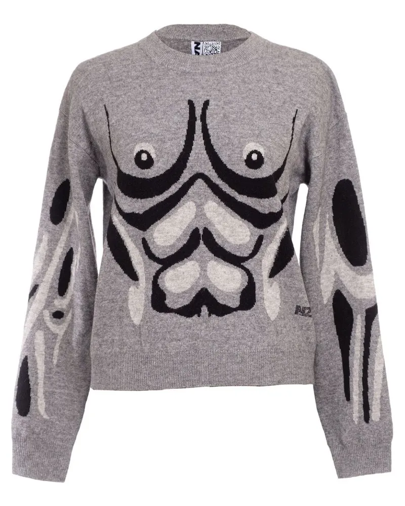 Natasha Zinko Muscle Pullover - Grau Grau