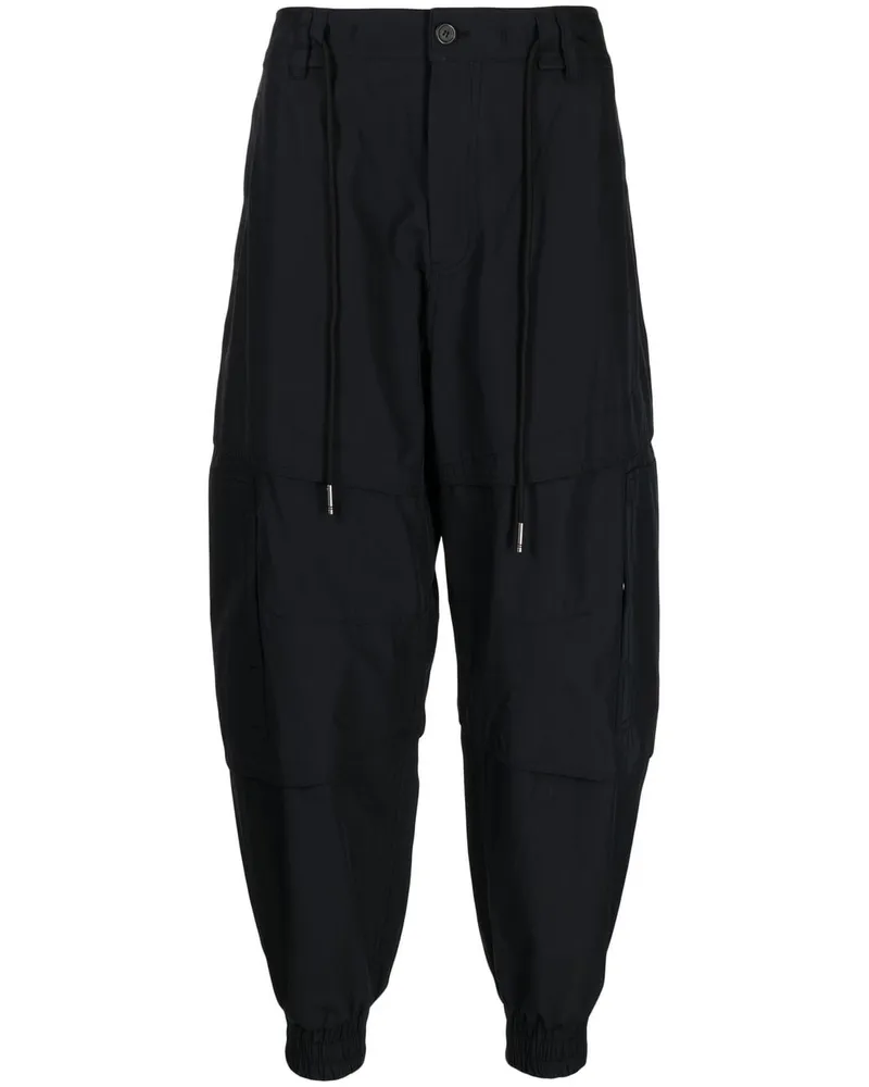 SONGZIO Jogginghose mit Cargotaschen - Schwarz Schwarz