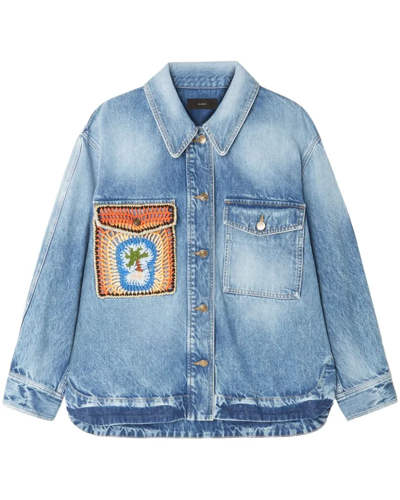 Alanui Gehäkeltes Sunny Hemd - Blau Blau