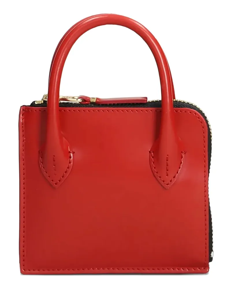 Comme des Garçons Portemonnaie mit Reißverschluss - Rot Rot