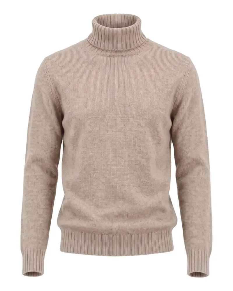 Piacenza Cashmere Rollkragenpullover aus Kaschmir - Nude Nude