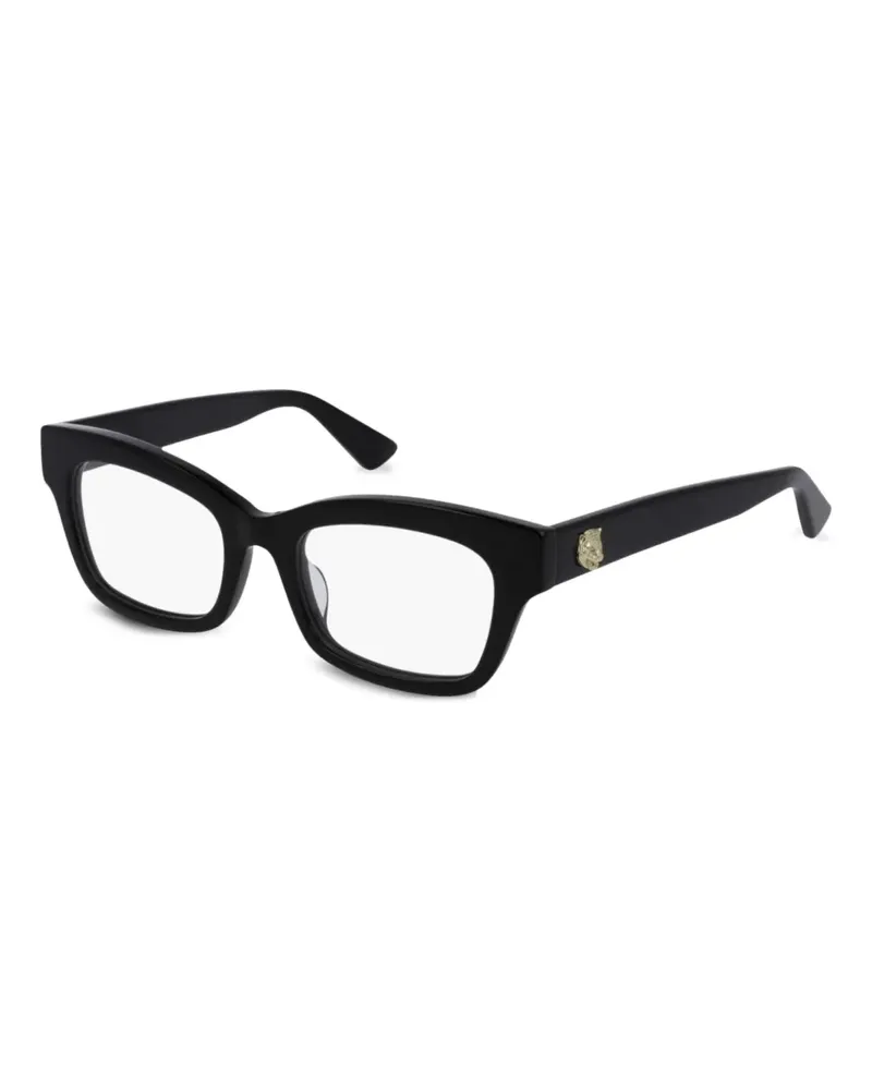 Gucci Brille mit eckigem Gestell - Schwarz Schwarz