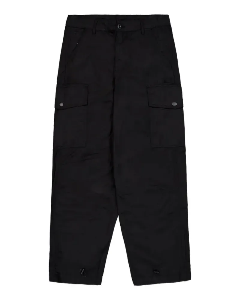 Alpha Industries Ripstop-Hose mit Cargotaschen - Schwarz Schwarz