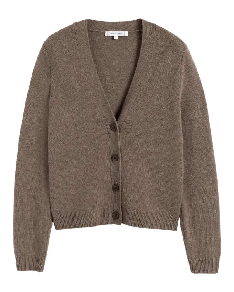 Chinti & Parker Cardigan mit Ellbogen-Patch - Braun Braun