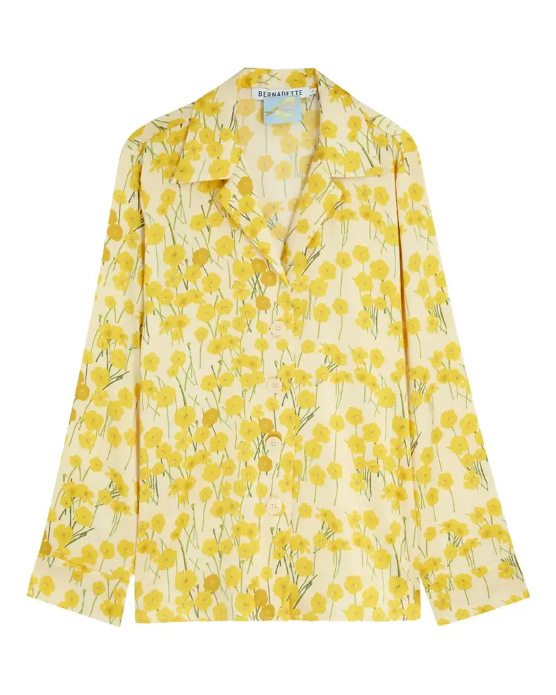BERNADETTE Louis floral-print shirt - Gelb Gelb