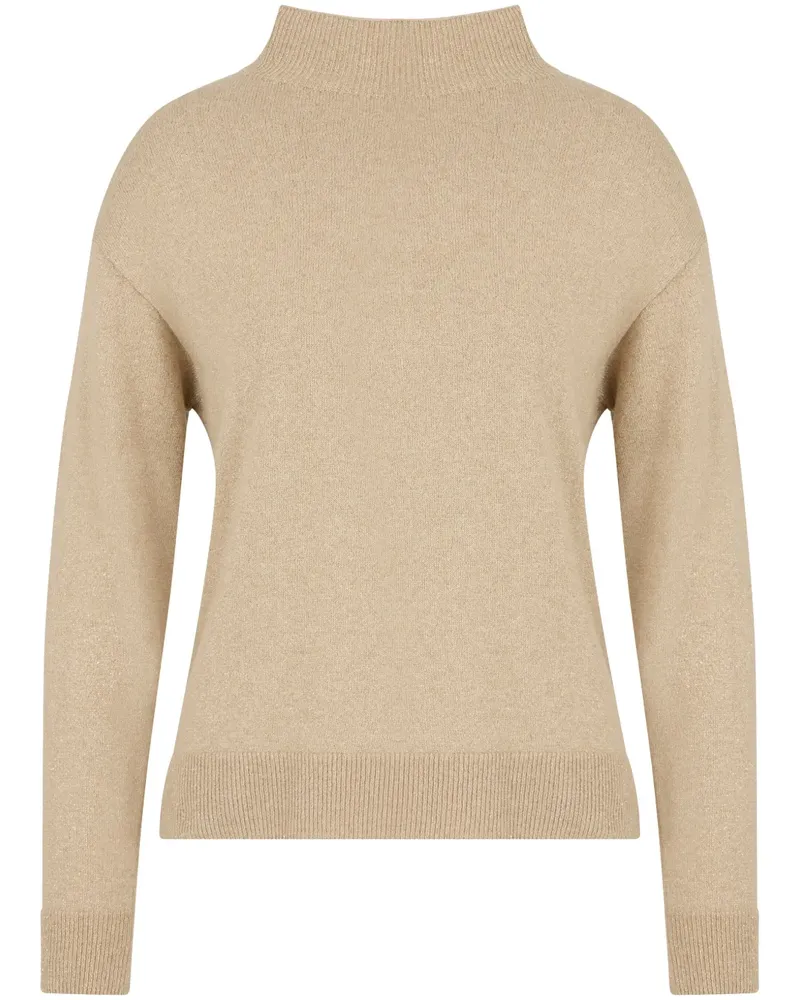 Armani Exchange Pullover mit Stehkragen - Nude Nude