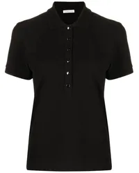 Moncler Poloshirt mit Logo-Patch Schwarz