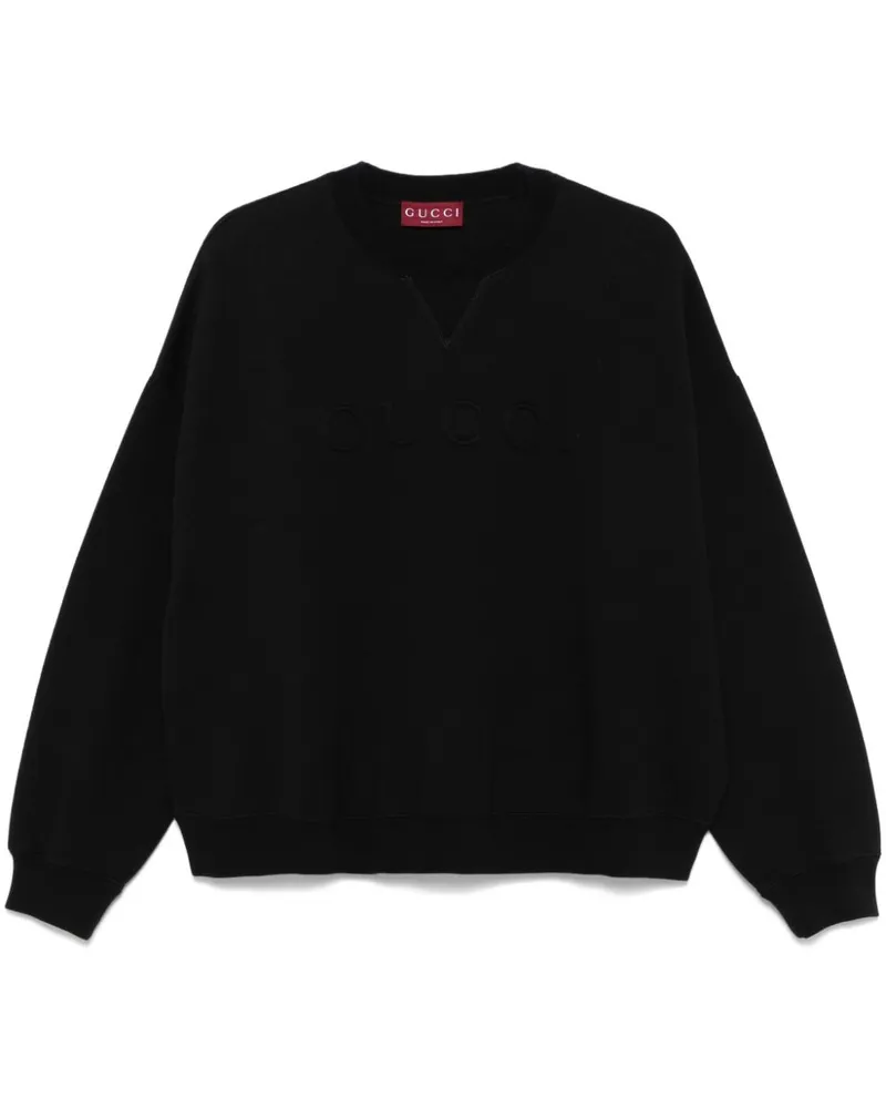 Gucci Sweatshirt aus Baumwolljersey - Schwarz Schwarz