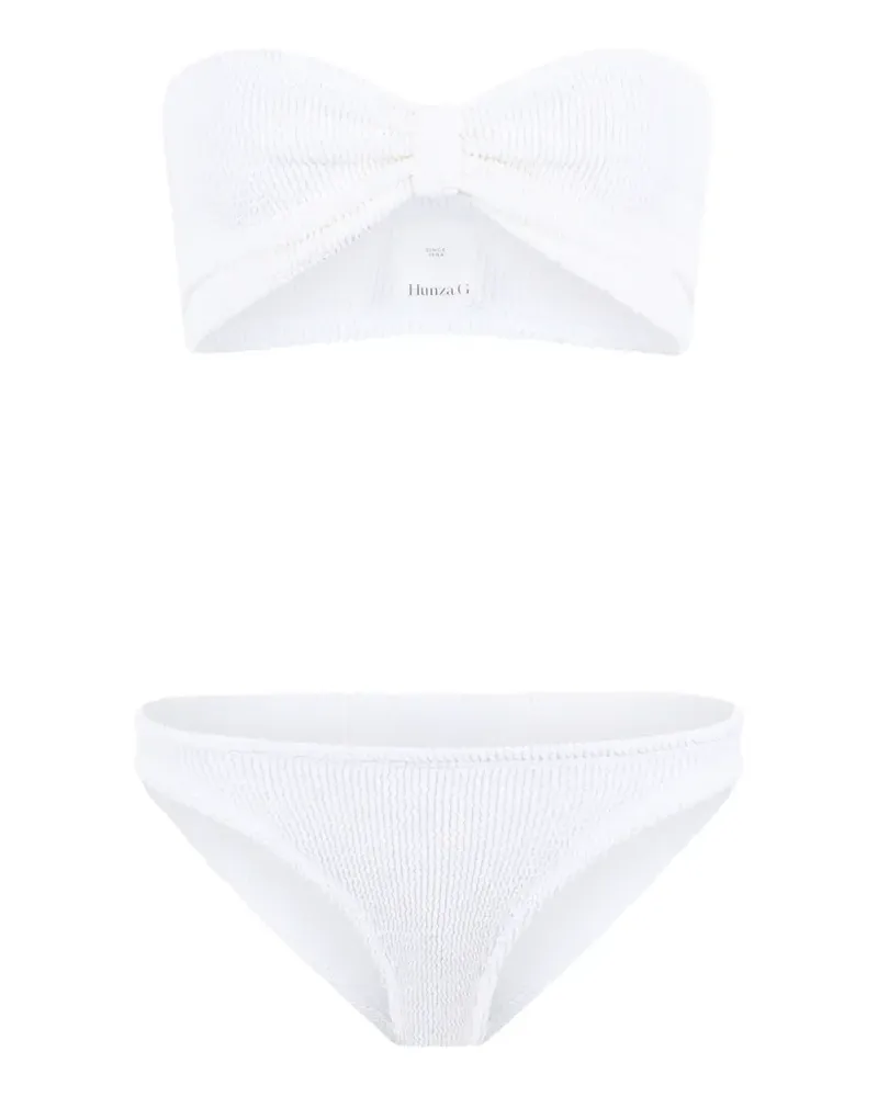 Hunza G Jean knot bikini - Weiß Weiß