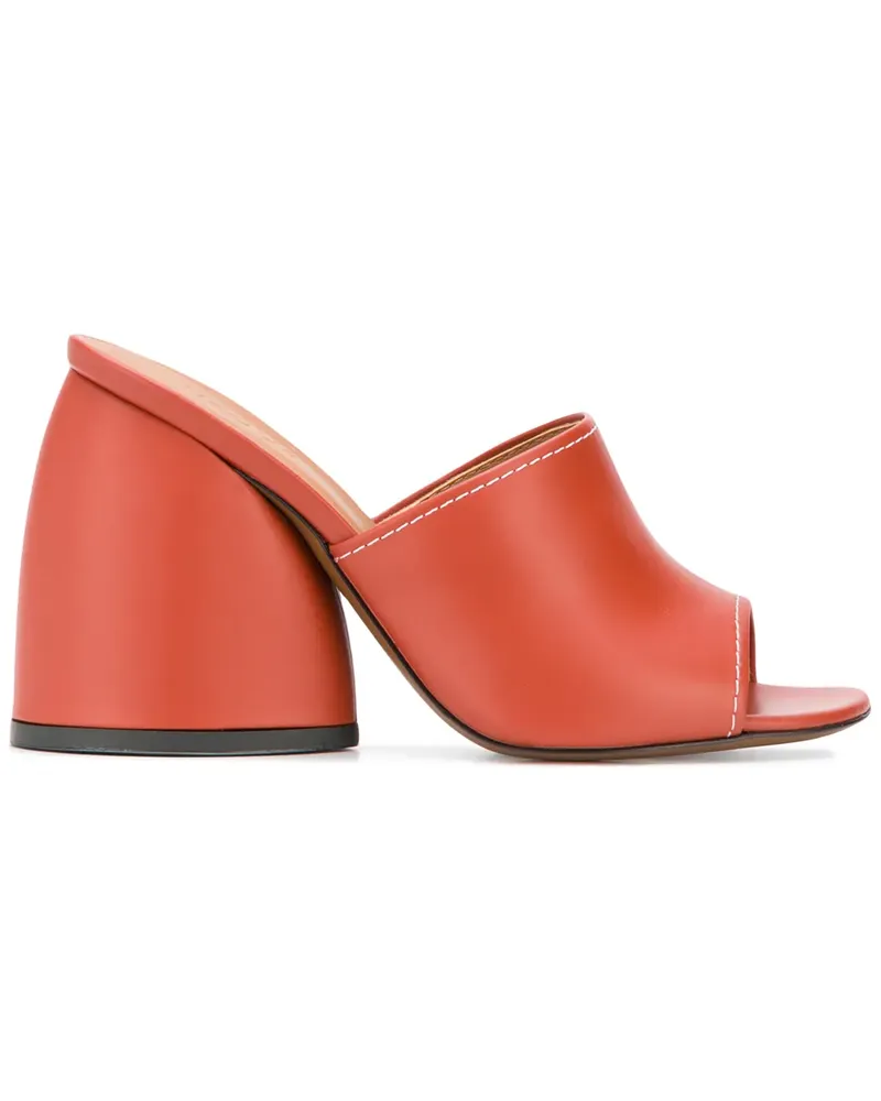 NEOUS Mules mit Blockabsatz - Orange Orange
