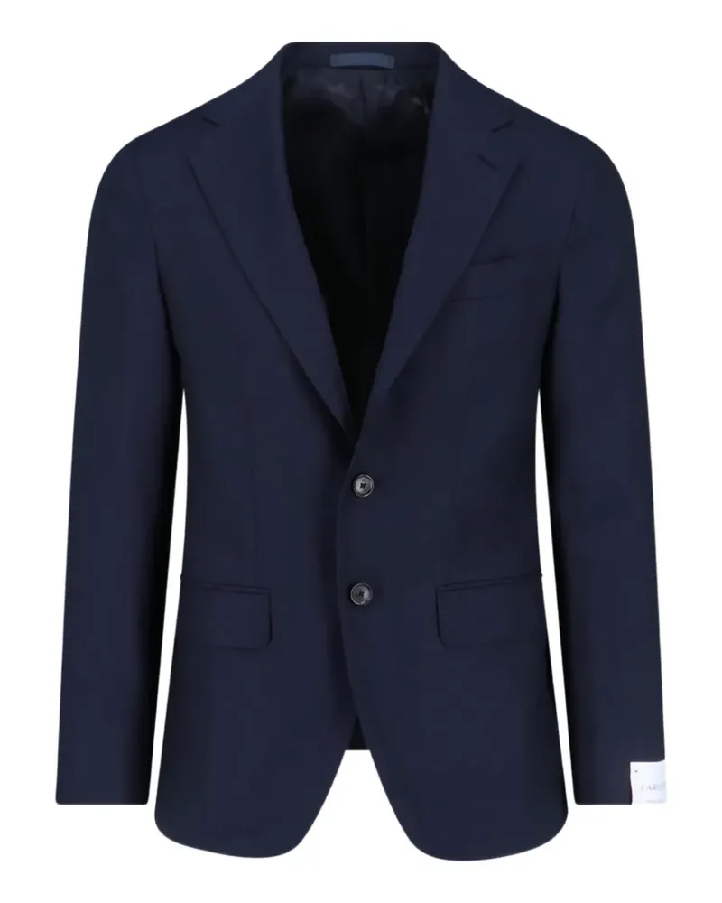 Caruso pocket buttoned blazer - Blau Blau