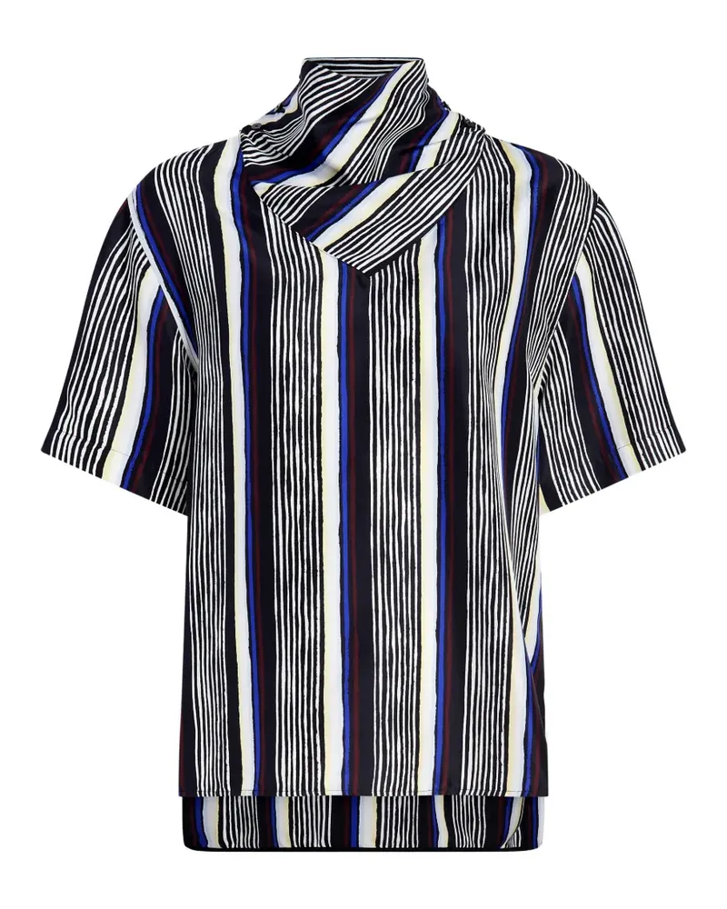 Proenza Schouler Gestreiftes Oberteil - Schwarz Schwarz