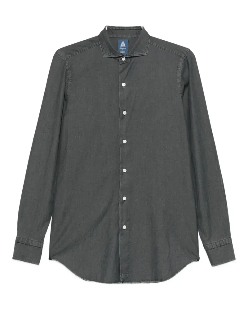 Finamore 1925 Milano cotton shirt - Grau Grau