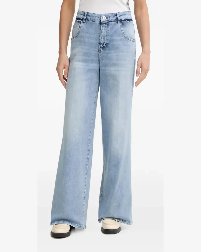 MARC AUREL faded-wash wide-leg jeans - Blau Blau