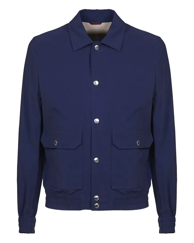 Brunello Cucinelli Klassische Hemdjacke - Blau Blau