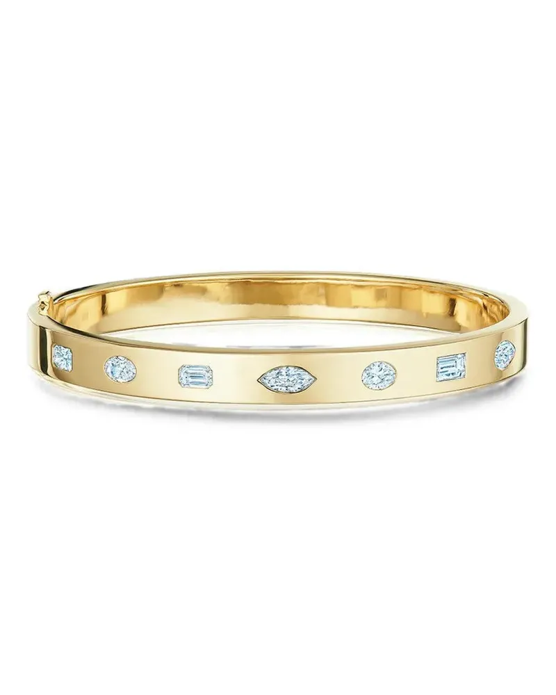 KWIAT diamond fancy shape bangle - Gold Gold