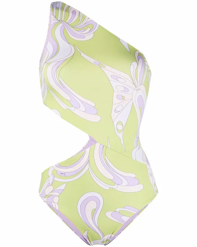 Emilio Pucci Badeanzug mit Print - Grün Grün