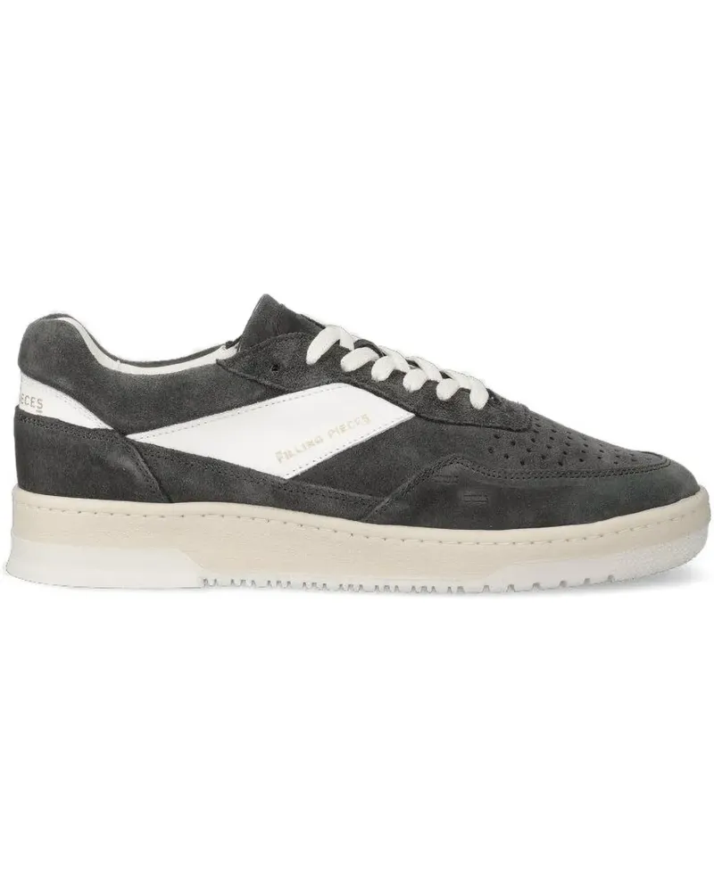 Filling Pieces Sneakers mit Wildledereinsätzen - Grau Grau
