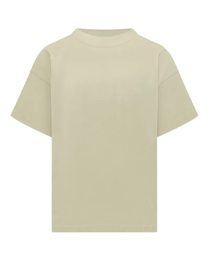 Fear of God logo-patch oversized t-shirt - Nude Nude